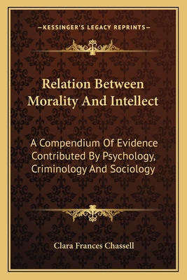 Libro Relation Between Morality And Intellect: A Compendi...