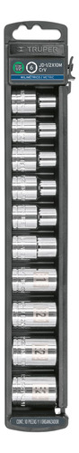 Juego De 10 Dados Cuadro 1/2 Torx, Truper