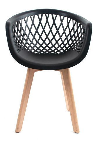 Imagem 2 de 3 de Cadeira Web Wood - Artiluminacao
