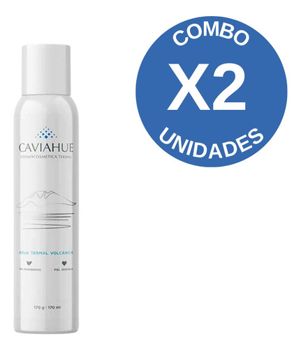 Combo X2 Caviahue Agua Termal Volcanica  170 Ml