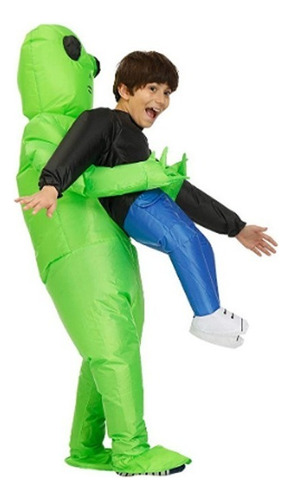 Disfraz Inflable De Halloween Para Niños Alienígenas.