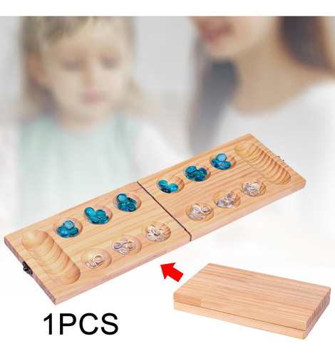 Juego De Mesa Mancala De Madera, Juego De Mesa Mancala