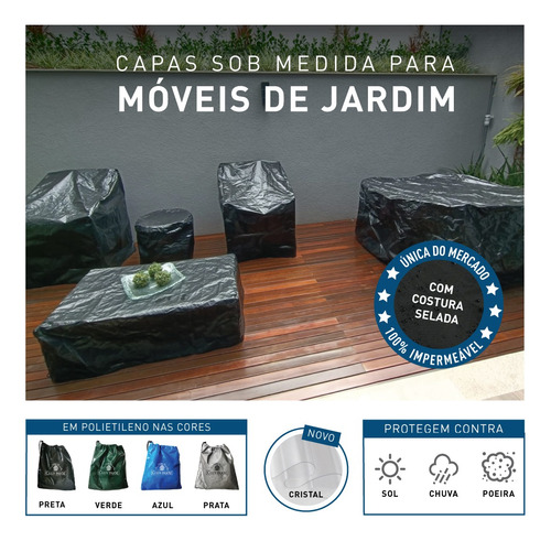 Capa Para Moveis E Area Externa De Jardim Impermeável Todos