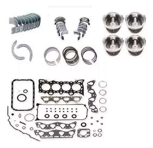 Kit Retifica Do Motor Renault Kangoo 1.6 8v 00/ Bloco K7m