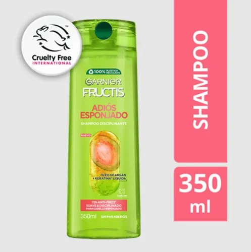 Shampoo Fructis Adiós Esponjado 350 Ml