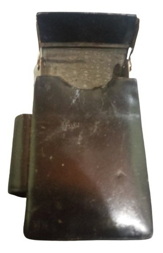 Porta Cigarro Cigarrera Metal Semicuero (Usado)