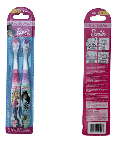 Cepillo De Dientes Infantil Brush Buddies Barbie