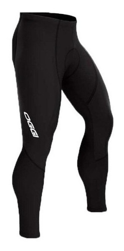 Imagem 1 de 2 de Calça Ciclismo Masculina Oggi Big Wheel Preta Tam G