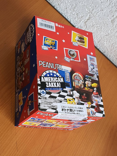 Figuras Miniatura Re Ment Snoopy American Zakka 8 Pack