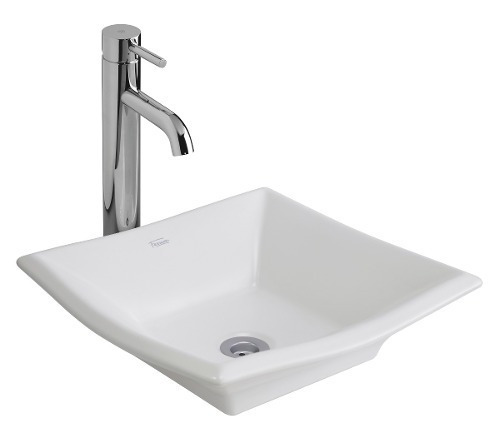 Bacha de baño de apoyar Ferrum Tori L025K blanco 