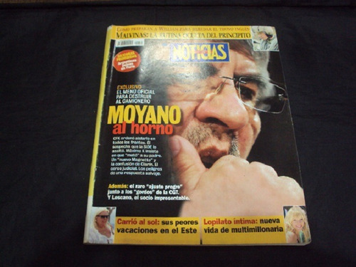 Revista Noticias # 1832 (4/02/2012) Tapa Moyano Al Horno