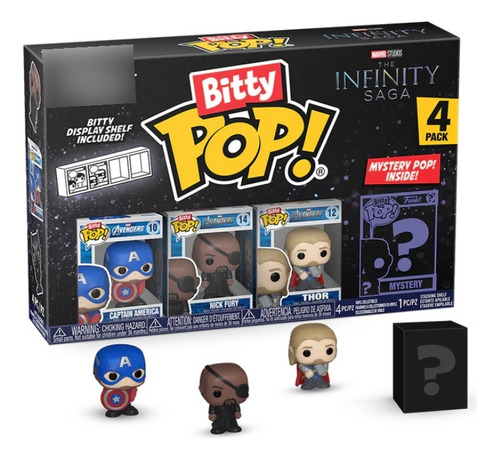 Funko Bitty Pop: Marvel - Captain America 4 Pack