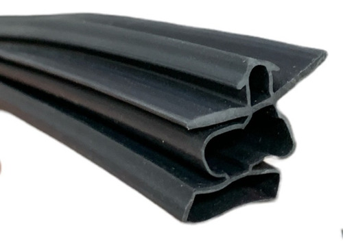 Imagen 3 de 10 de Empaque Puerta Refrigerador Perfil Ceja Arpon Negro Vta X Mt