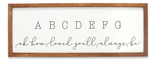 Decoración Mural Open Road Brands Abc Nursery Alphabet 24,52