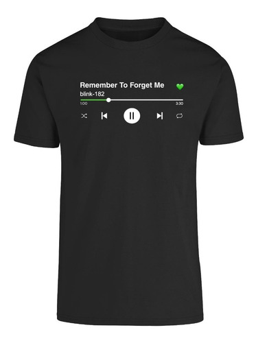 Playera Musical Blink-182 | I Remember To Forget Me