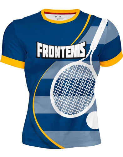 Playera Sublimada Deporte Frontenis  Raqueta De Tenis 