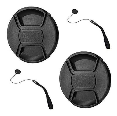 Tapa De Lente 52mm Para Nikon Dslr 18-55 55-200mm 2-pack Tapa De Lente 52mm Para Nikon Dslr 18-55 55-200mm 2-pack