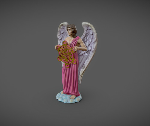 3dbauerstudio Arcángel Metatron Archivo Stl 3d Estatua