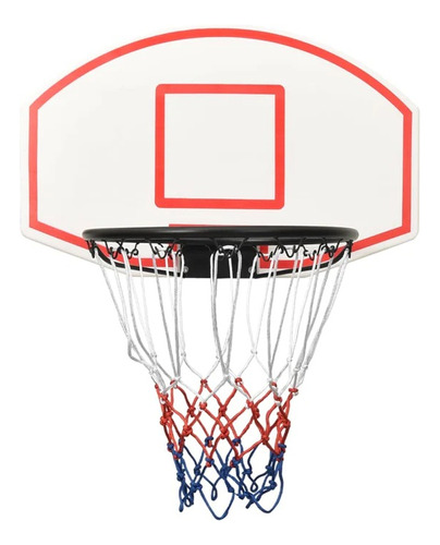 Tablero De Baloncesto Polietileno Blanco 90x60x45 Cm