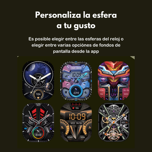 Smartwatch Hk24 Reloj Inteligente Militar Amoled Negro