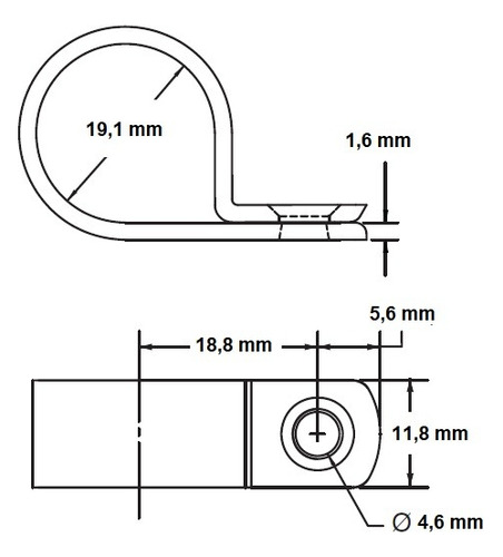 Abraçadeiras De Nylon Tipo P 19 Mm - Kit Com 5000 Unds