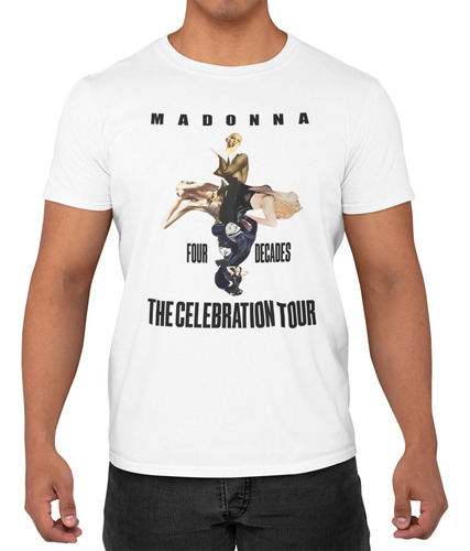 Playera Madonna The Celebration Tour México Four Decades