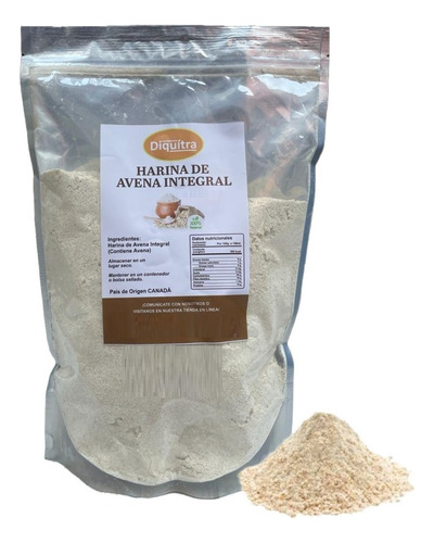 Harina De Avena Integral Calidad Premium 1 Kg