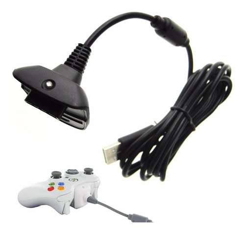 Cable 2 En 1 Cargador Conexión A Usb Joystick De Xbox 360