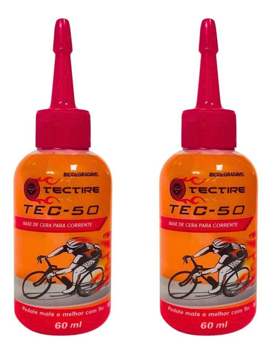 Óleo Lubrificante Bike Tec 50 Bio Cera 60 Ml 2 Unidades