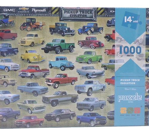 Rompecabezas 1000 Piezas Pickup Truck Evolution Fd1000269 3