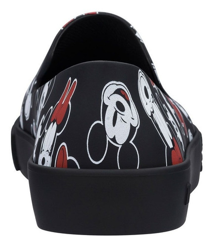 Melissa Ground + Mickey Preto / Branco / Vermelho Original
