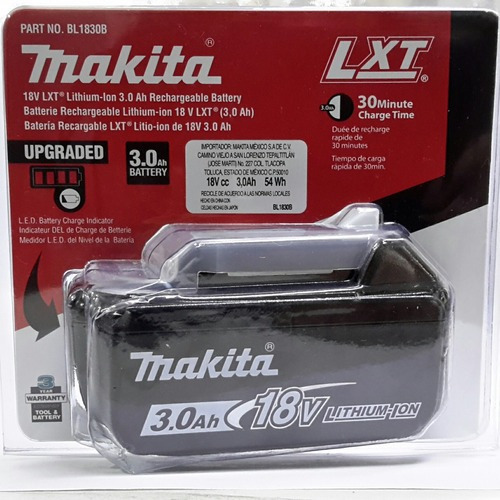 Bateria Makita 18v 3.0 Ah Lithium Ion Encapsulado Bl1830b