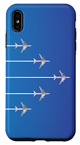 Funda Para iPhone XS Max Airplanes Planes Flying With Con-02