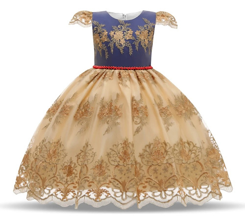 Vestido De Fiesta Para Niña  Disfraz De Princesa Para Baile