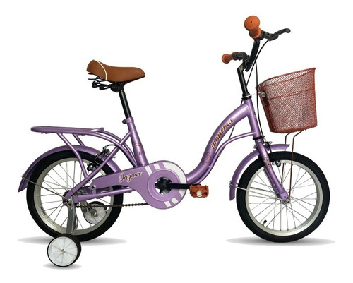 Bicicleta Infantil Ipanema Niña Portabulto Canasta Rodada 16