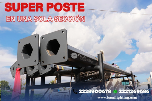 Imagen 9 de 9 de Poste Para Alumbrado Publico