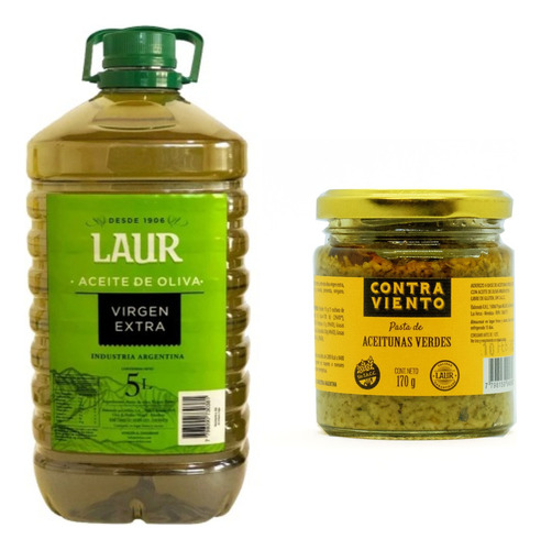 Aceite De Oliva Extra Virgen Laur Bidón 5 Litros + Regalo