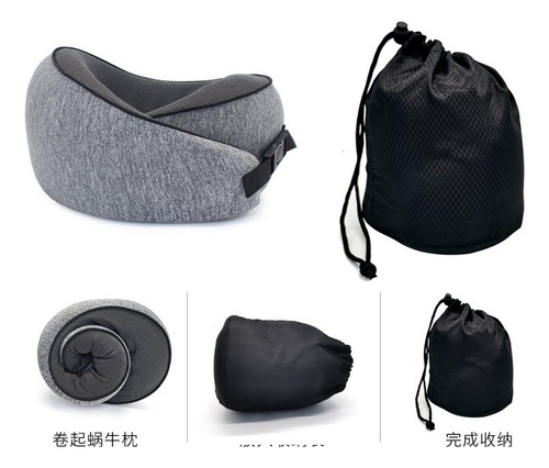 Almohada De Viaje Con Soporte Ajustable Para El Cuello