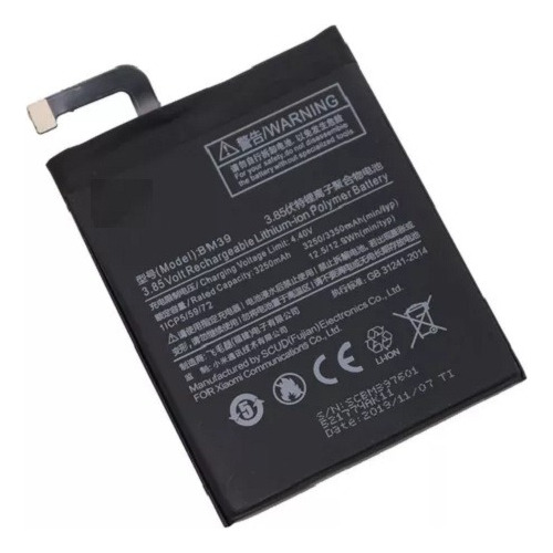 Bateria Para Xiaomi Mi 6 Bm39 + Garantia