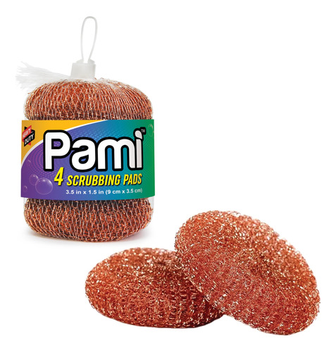 Pami Almohadillas Para Fregar 100 % De Cobre, Almohadillas D