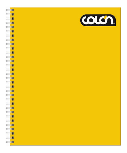 Cuaderno Universitario Colon M7 Espiral Doble Liso Pack 5 Un