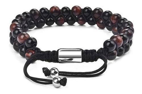 Pulsera De Hombre Mujer Onix Ojo De Tigre Red 2021 Moda