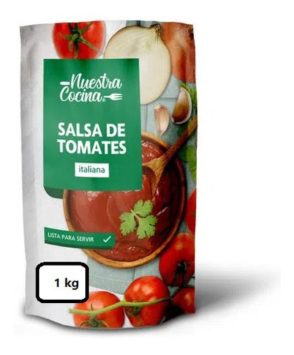 Salsa De Tomate Italiana Nuestra Cocina 1 Kg(10 Unid )super