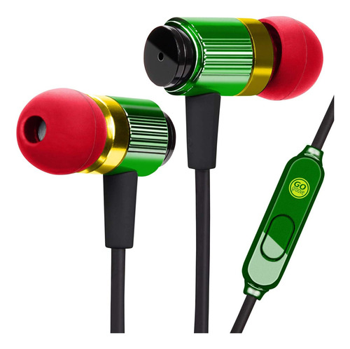 Gogroove Auriculares Resistentes Y Duraderos (rasta) Con Con