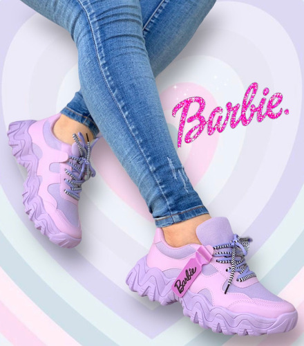 Zapatos Deportivos Barbie Para Dama