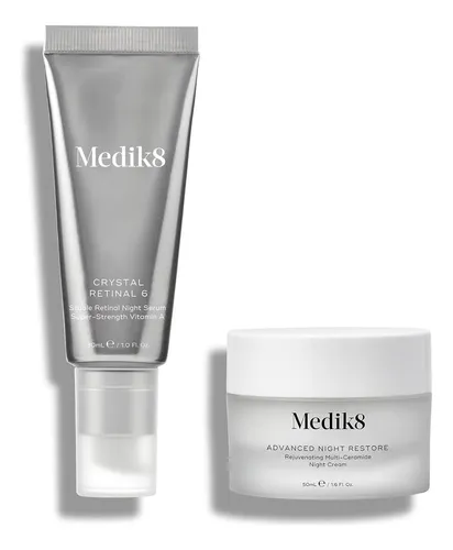 Night Shift Duo Medik8 Crystal Retinol 6 Serum + Night Cream