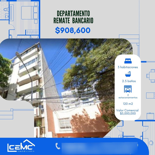 Departamento En Remate Bancario En Colonia Polanco, Miguel Hidalgo