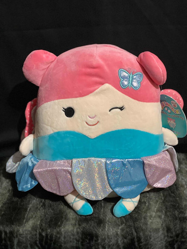 Squishmallows Hada Mariposa Peluche Muñeca Original