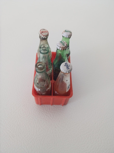 Mini Botellitas Coca Cola, Fanta Y Sprite No. 5 (Usado)