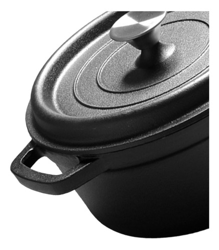 Horno Holandés De Hierro Fundido Resistente De Doble 20cm